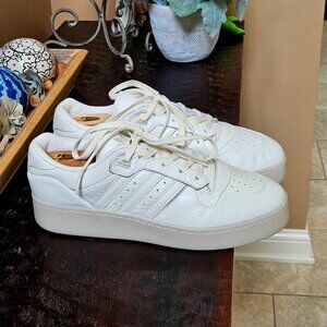 Adidas Men's Rivalry Lux Low Sneakers, Cloud/Ivory, Sz 12.5